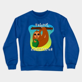 School Adventures_Boy Sloth Crewneck Sweatshirt